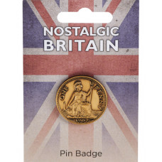 Old Penny 3D Pin Badge
