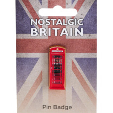 Telephone Box 3D Pin Badge