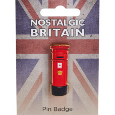 Post Box 3D Pin Badge