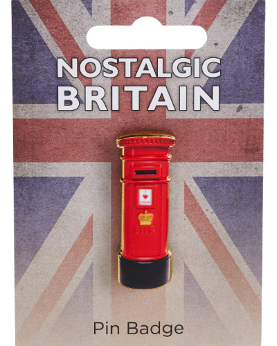 Post Box 3D Pin Badge