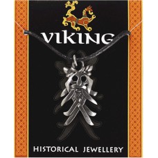 Odin's Mask Pendant - Pewter