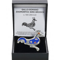 Roman Enamelled Bird Brooch