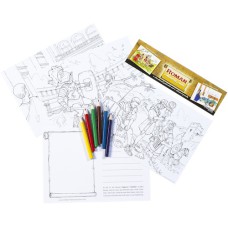 Roman Educational Colouring Postcards Roman Educational Colouring Postcards