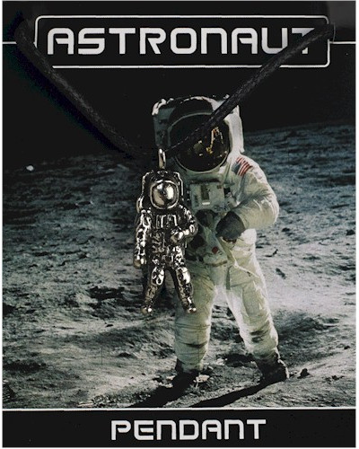 Astronaut Pendant - Pewter