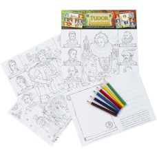 Tudor Educational Colouring Postcards Tudor Educational Colouring Postcards
