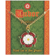 Tudor Rose Enamel Pendant