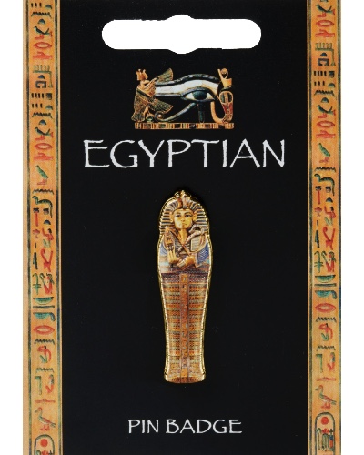 Tutankhamun Sarcophagus Pin Badge Tutankhamun Sarcophagus Pin Badge