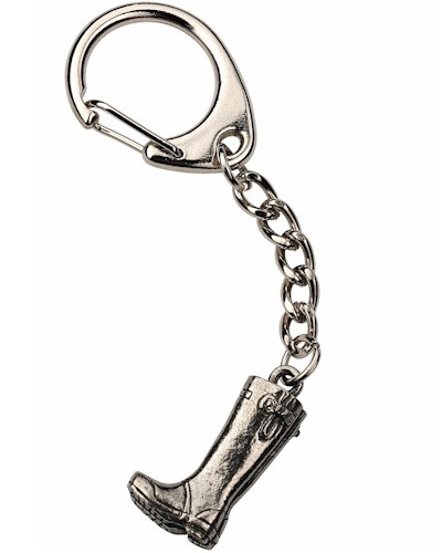 Wellington Boot Key-Ring - Pewter Wellington Boot Key-Ring - Pewter