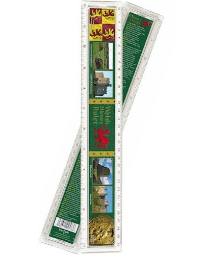 Welsh History Ruler - 30cm
