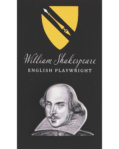 Shakespeare Pin Badge 