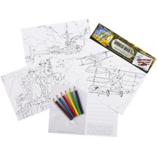 World War I Educational Colouring Postcards